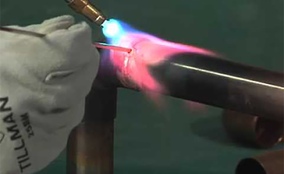 Сварка медных трубок. Фото 8