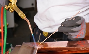 Сварка медного прутка. Фото 2