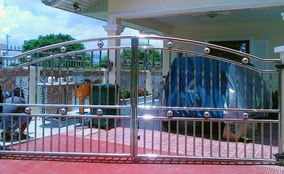 Заборы и ограждения из нержавейки на заказ. Фото 3